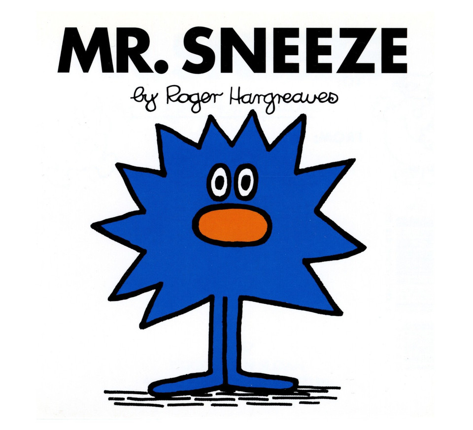 Mr. Sneeze (Mr. Men and Little Miss) book cover by Roger Hargreaves