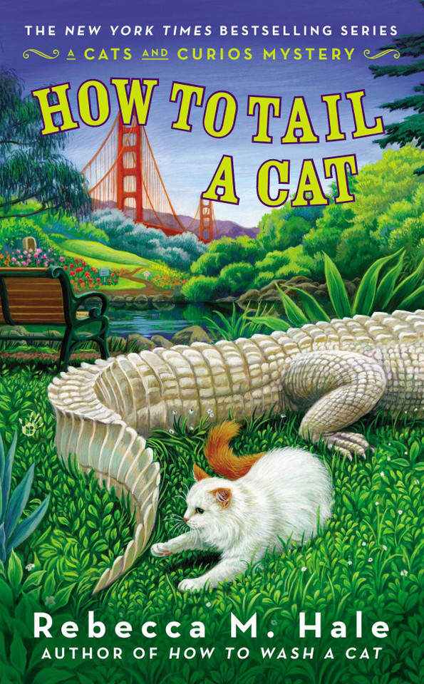 How to Tail a Cat (Cats and Curios Mystery) book cover by Rebecca M. Hale