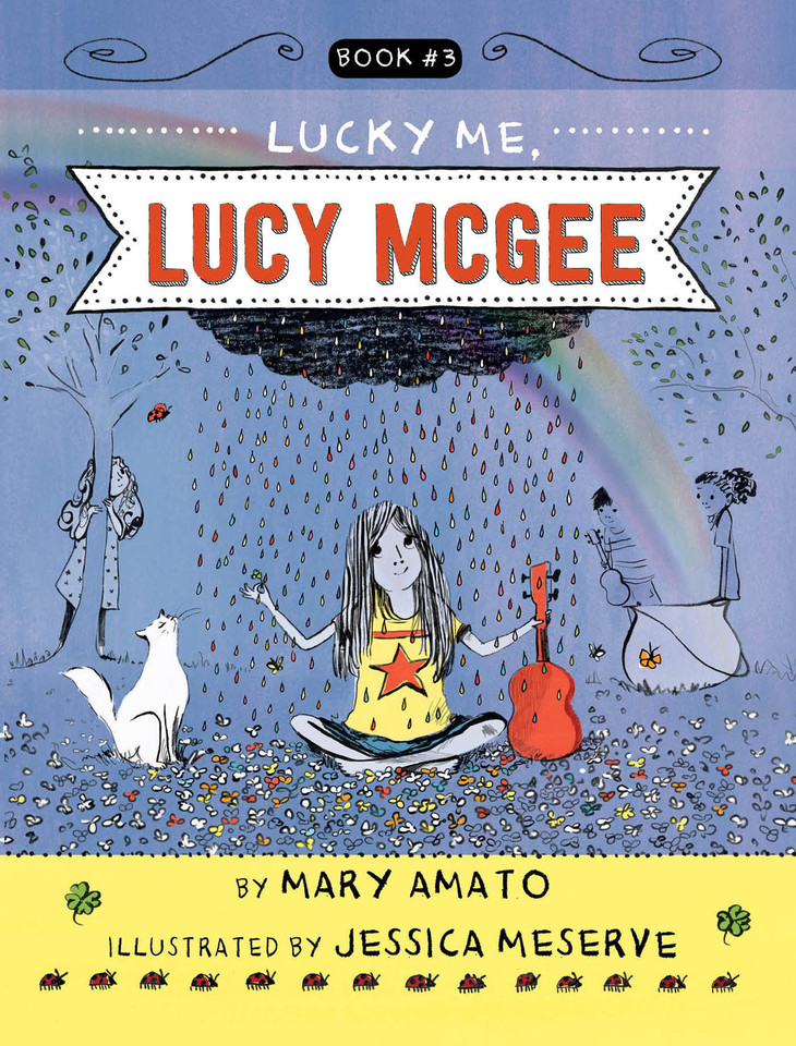 Lucky Me, Lucy McGee (Lucy McGee) book cover by Mary Amato