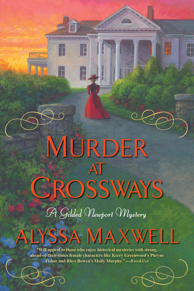 Murder at Crossways (A Gilded Newport Mystery) book cover by Alyssa Maxwell