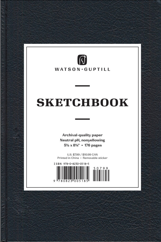 Medium Sketchbook (Black) (Watson Guptill Sketchbooks) book cover by Watson-Guptill