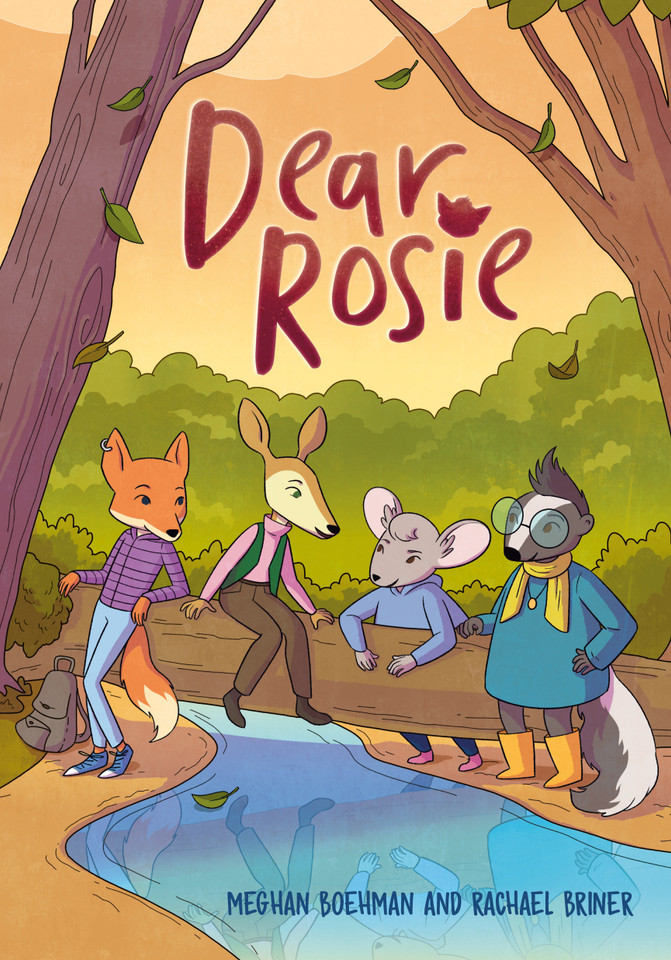 Dear Rosie: (A Graphic Novel) book cover by Meghan Boehman, Rachael Briner