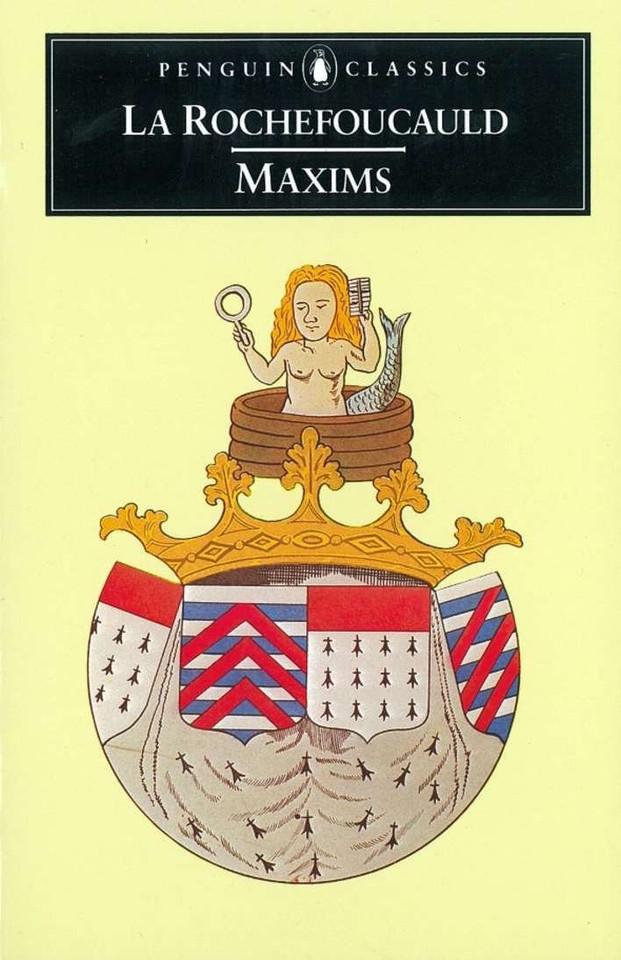 Maxims book cover by La Rochefoucauld