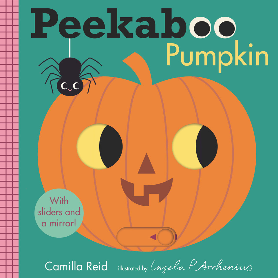 Peekaboo: Pumpkin: (An Interactive Board Book for Babies & Toddlers with Mirror & Sliders to Push, Pull, or Turn. Cute Halloween Artwork Includes a Bat, Black Cat, Witch, & More.) (Peekaboo You) book cover by Camilla Reid