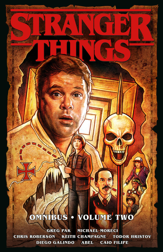 Stranger Things Omnibus Volume 2 (Graphic Novel) (Stranger Things) book cover by Greg Pak, Michael Moreci, Chris Roberson, Keith Champagne