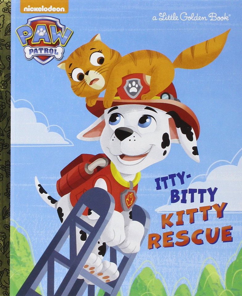 The Itty-Bitty Kitty Rescue (Paw Patrol) (Little Golden Book) Cover