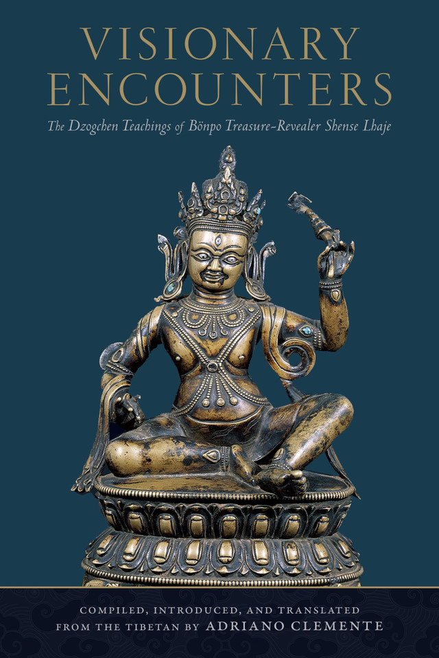 Visionary Encounters: The Dzogchen Teachings of Bönpo Treasure-Revealer Shense Lhaje book cover by Adriano Clemente
