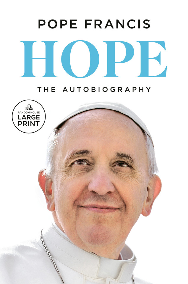 Hope: The Autobiography book cover by Pope Francis, Jorge Mario Bergoglio