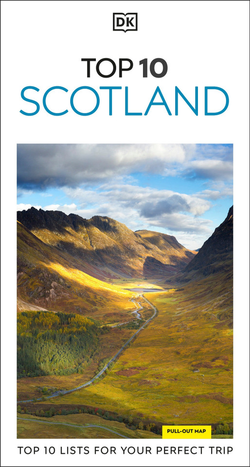 DK Top 10 Scotland: Top 10 lists for your perfect trip, plus an all-weather folded map (Pocket Travel Guide) book cover by DK Travel