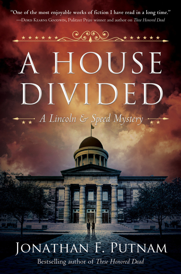 A House Divided: A Lincoln and Speed Mystery (A Lincoln and Speed Mystery) book cover by Jonathan F. Putnam