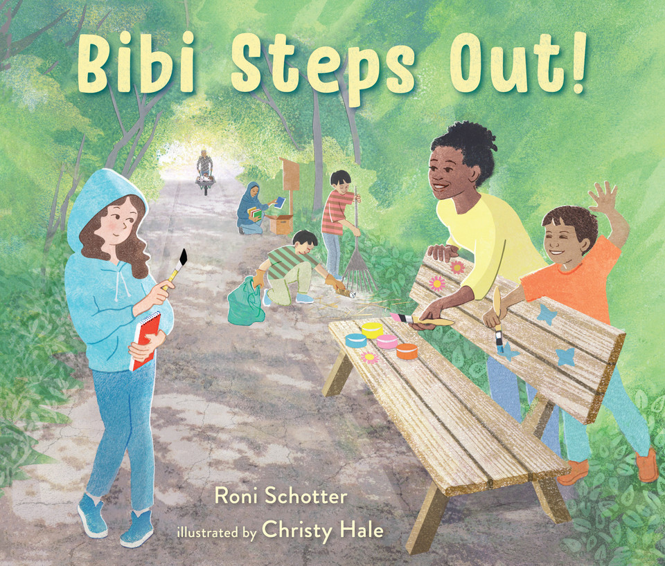 Bibi Steps Out! book cover by Roni Schotter