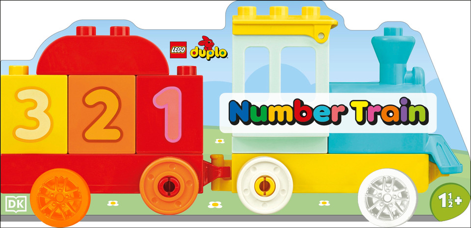 LEGO DUPLO Number Train (Wheelie Books) book cover by DK