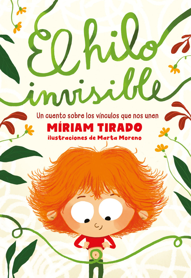 El hilo invisible / The Invisible Thread book cover by Míriam Tirado
