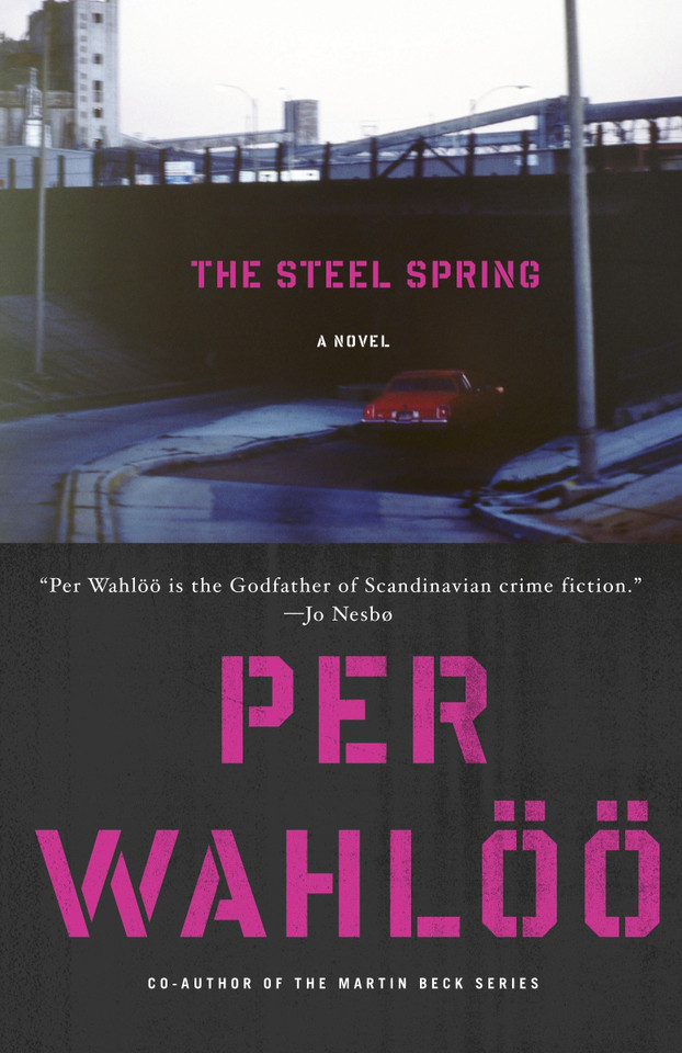 The Steel Spring (Inspector Jensen) book cover by Per Wahloo