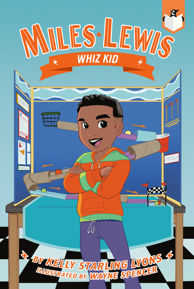 Whiz Kid #2 (Miles Lewis) book cover by Kelly Starling Lyons
