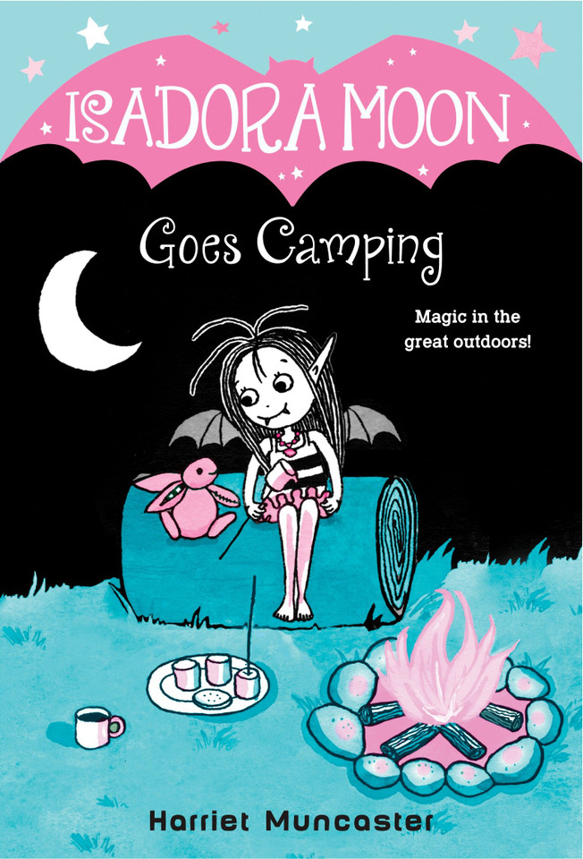 Isadora Moon Goes Camping (Isadora Moon) book cover by Harriet Muncaster