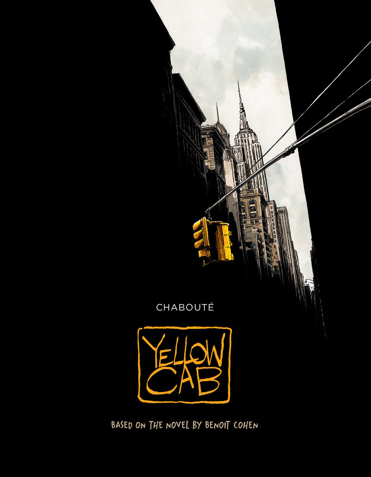 Yellow Cab book cover by Benoît Cohen