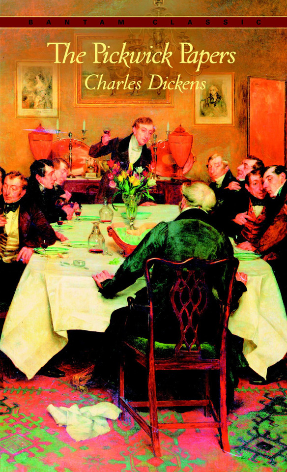 The Pickwick Papers book cover by Charles Dickens