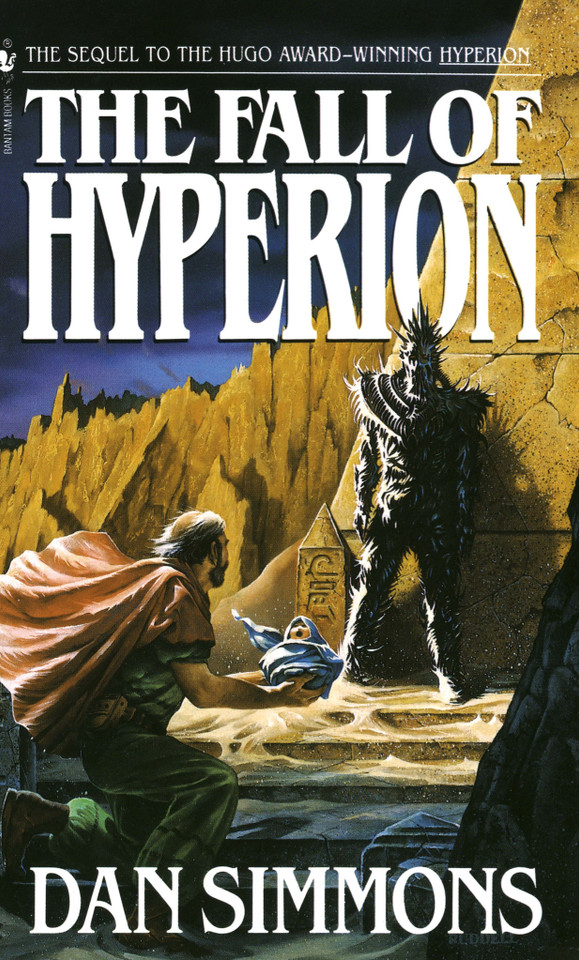 The Fall of Hyperion (Hyperion Cantos) book cover by Dan Simmons