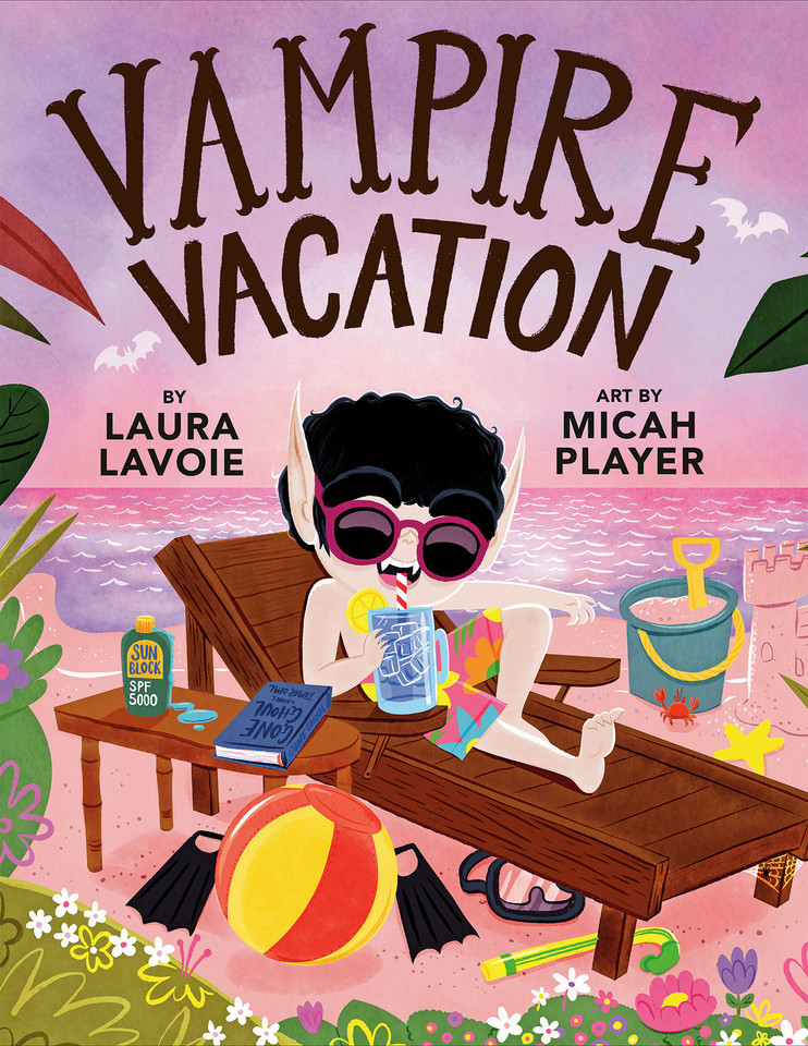 Vampire Vacation book cover by Laura Lavoie