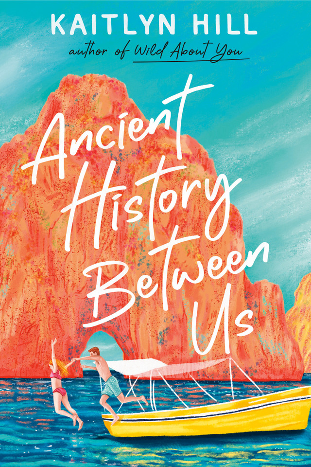 Ancient History Between Us book cover by Kaitlyn Hill