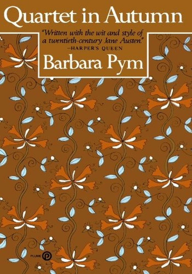 Quartet in Autumn book cover by Barbara Pym