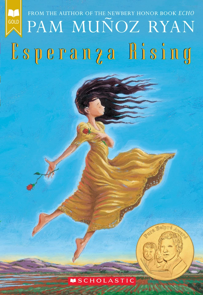 Esperanza Rising (Scholastic Gold) book cover by Pam Muñoz Ryan