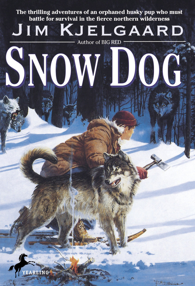 Snow Dog book cover by Jim Kjelgaard