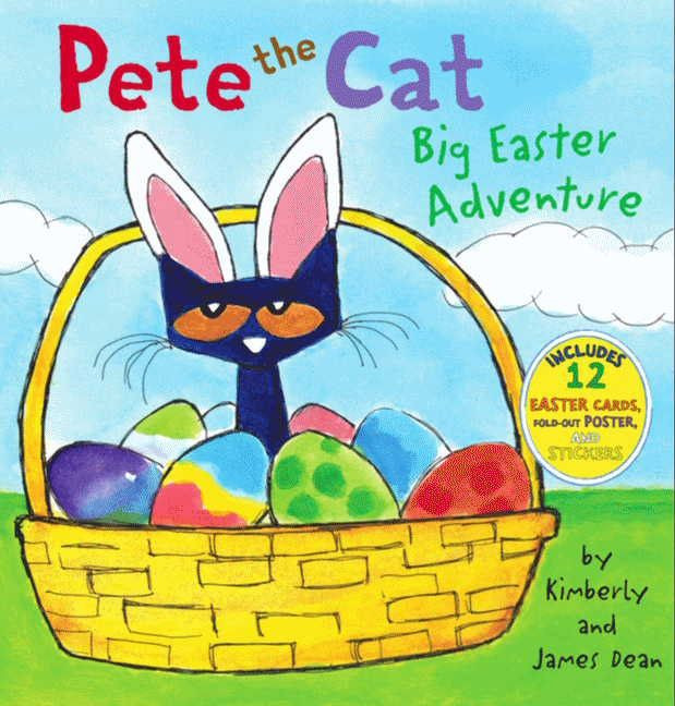 Pete the Cat: Big Easter Adventure: An Easter and Springtime Book for Kids (Pete the Cat) book cover by James Dean, Kimberly Dean