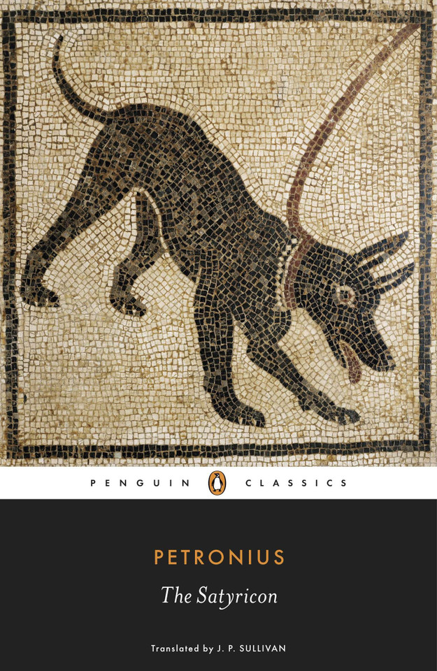 The Satyricon book cover by Petronius