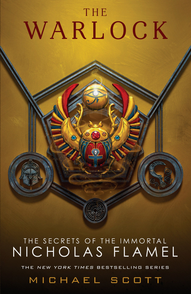 The Warlock (The Secrets of the Immortal Nicholas Flamel) book cover by Michael Scott
