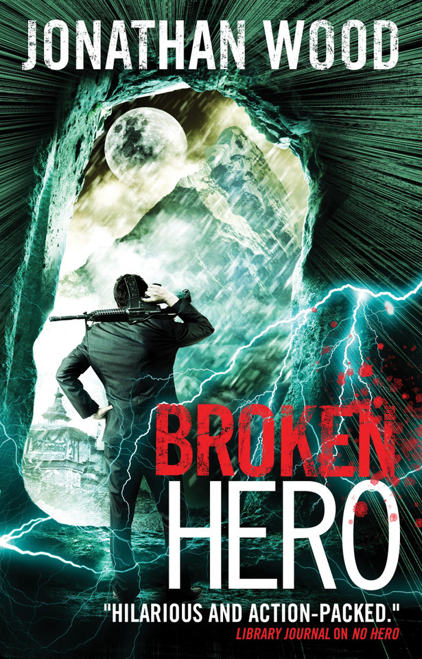 Broken Hero (Arthur Wallace) book cover by Jonathan Wood