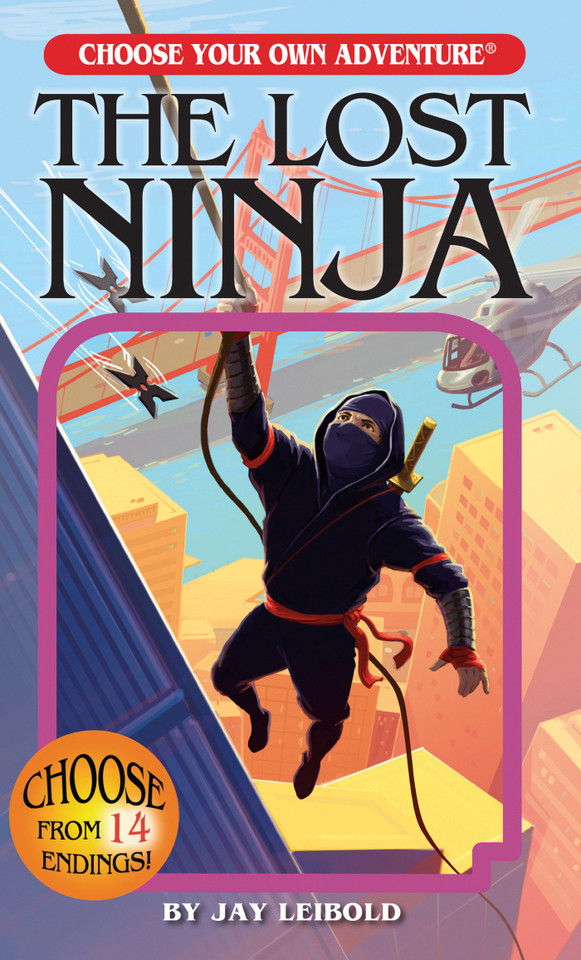 The Lost Ninja (Choose Your Own Adventure) book cover by Jay Leibold