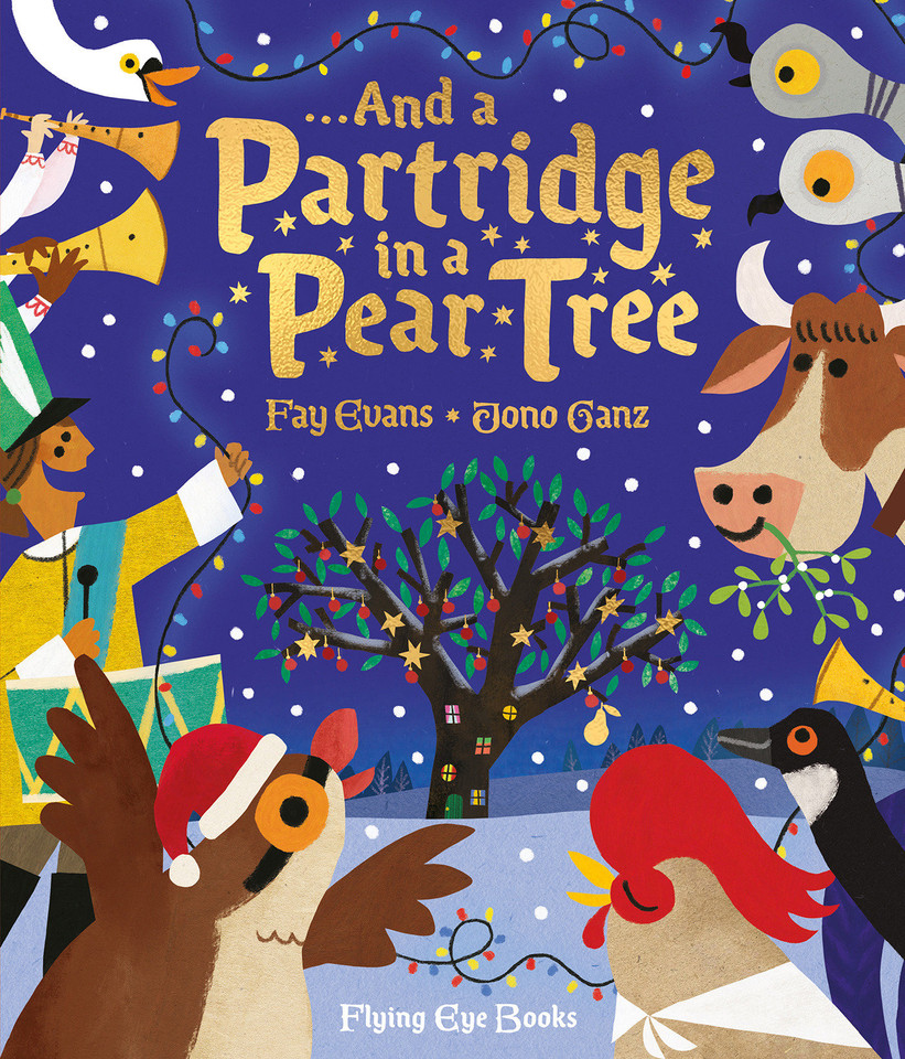 And a Partridge in a Pear Tree book cover by Jono Ganz