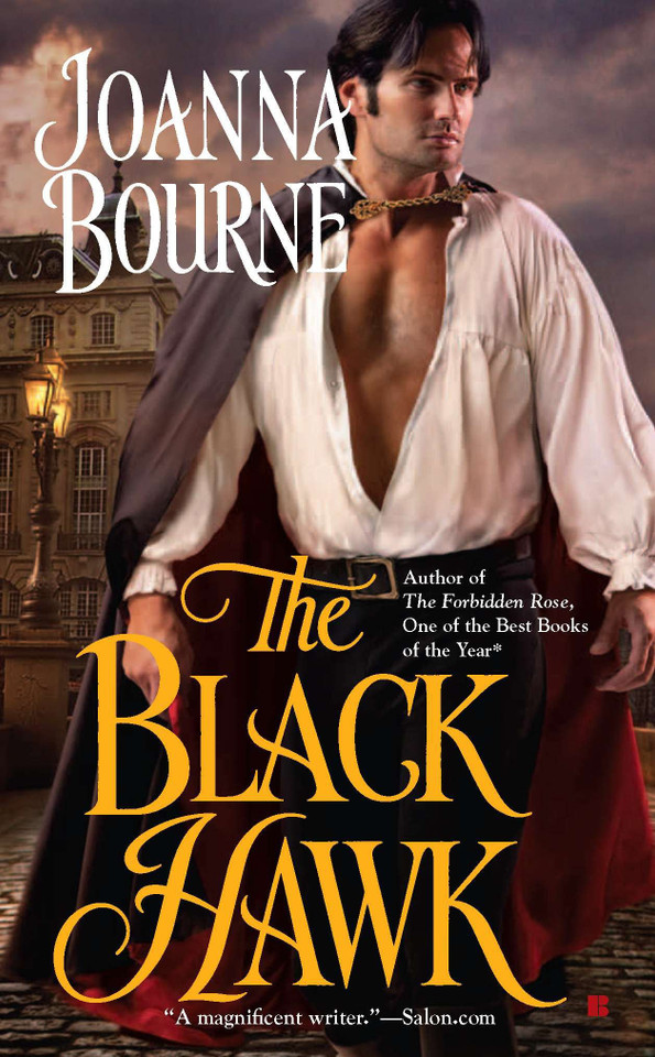 The Black Hawk (The Spymaster Series) book cover by Joanna Bourne