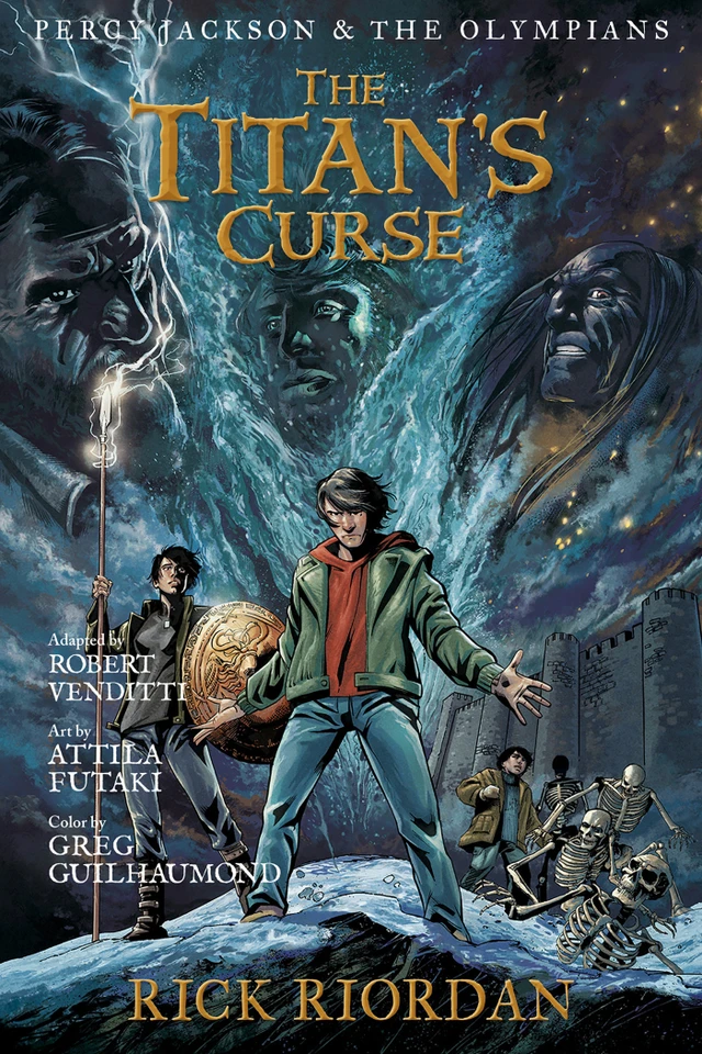 Percy Jackson and the Olympians: Titan's Curse: The Graphic Novel, The-Percy Jackson and the Olympians (Percy Jackson & the Olympians) book cover by Rick Riordan
