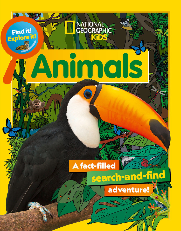 Find It! Explore It! Animals (Find It! Explore It!) book cover by National Geographic Kids