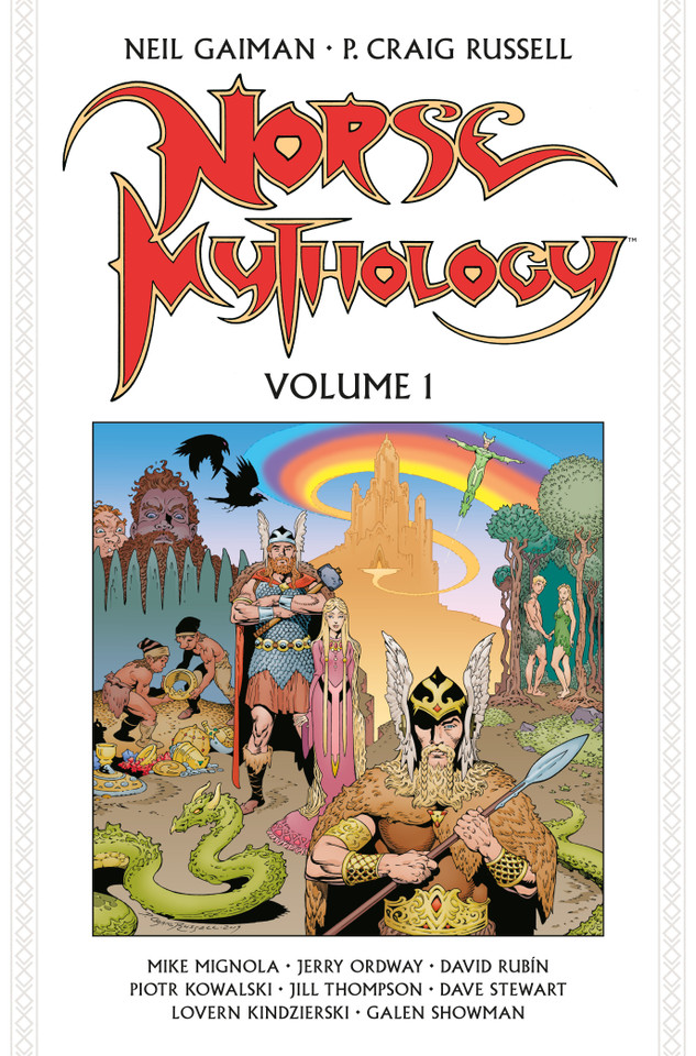 Norse Mythology Volume 1 (Graphic Novel) book cover by Neil Gaiman, P. Craig Russell