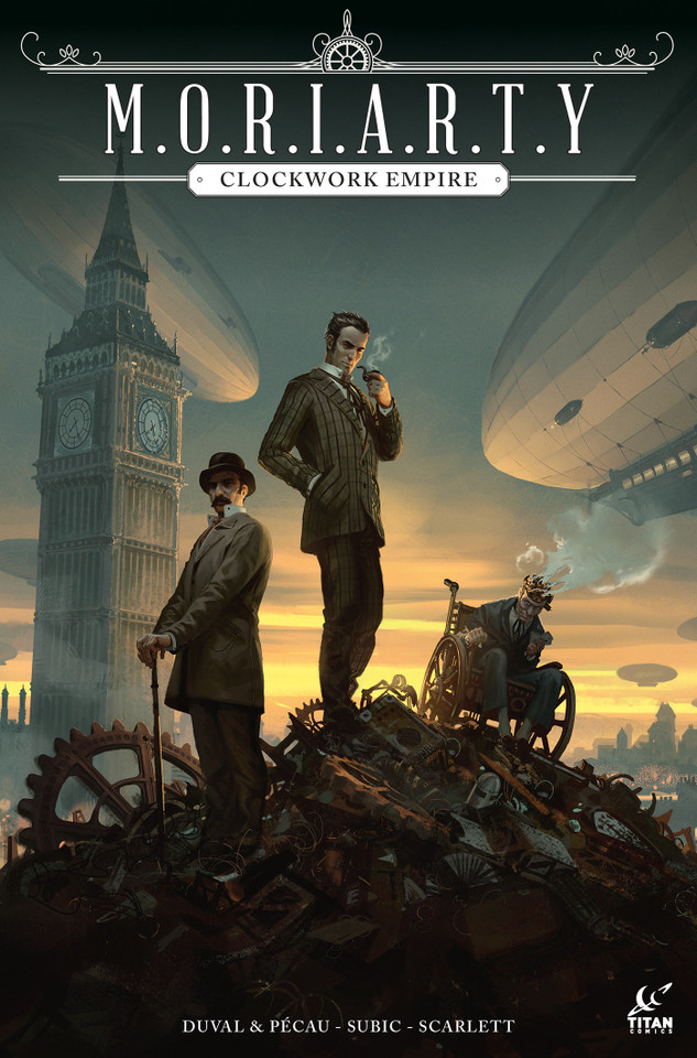 Moriarty: Clockwork Empire book cover by Fred Duval, Jean-Pierre Pecau