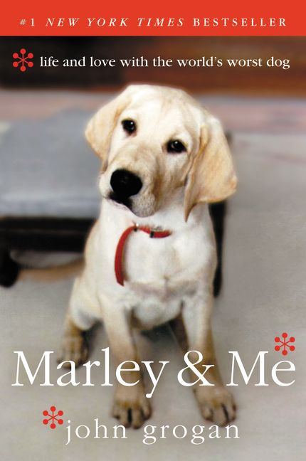 Marley & Me: Life and Love with the World's Worst Dog book cover by John Grogan