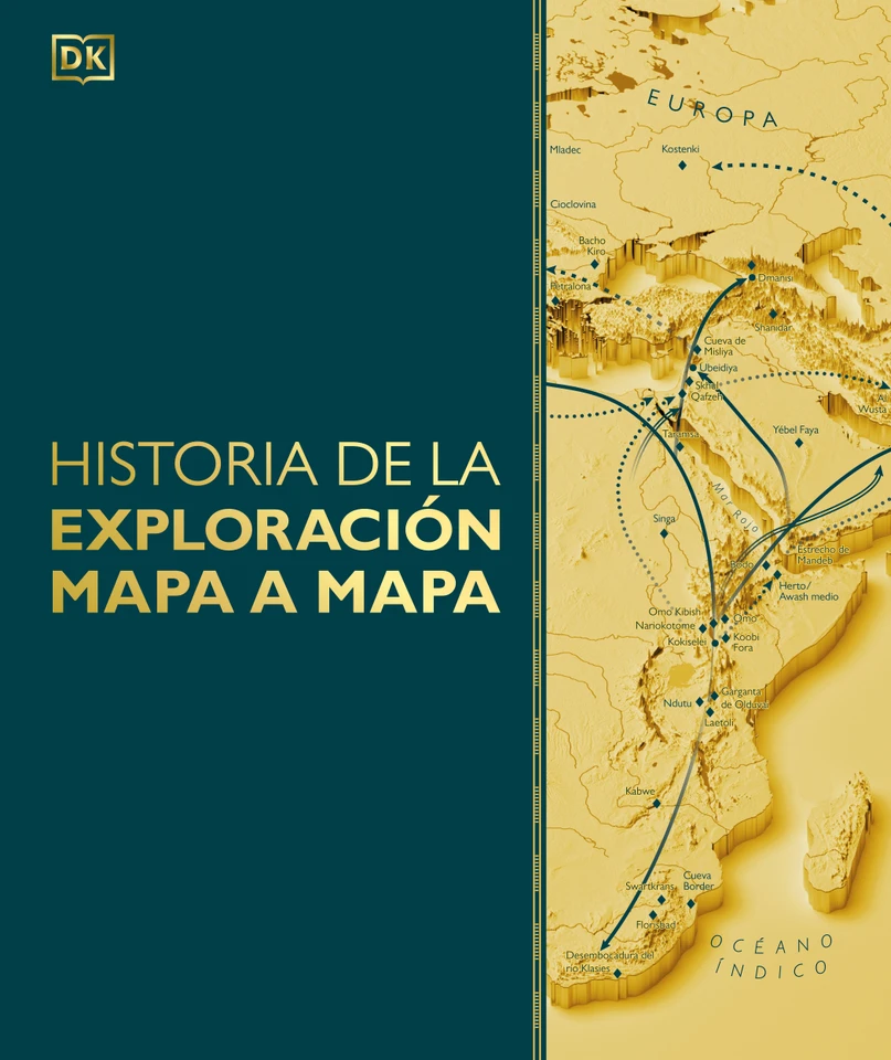 Historia de la exploración mapa a mapa (Exploration Map by Map) (DK History Map by Map) book cover by DK