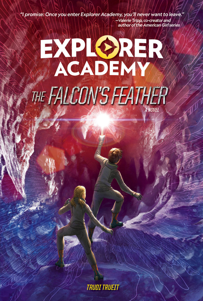 Explorer Academy: The Falcon's Feather (Book 2) (Explorer Academy) book cover by Trudi Trueit