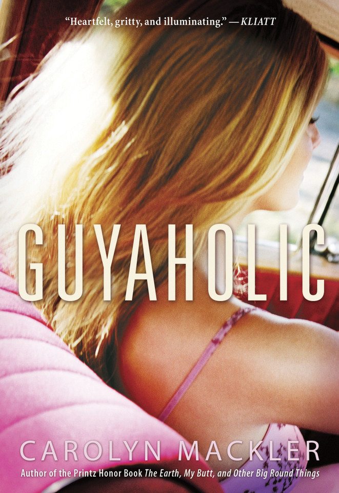 Guyaholic book cover by Carolyn Mackler