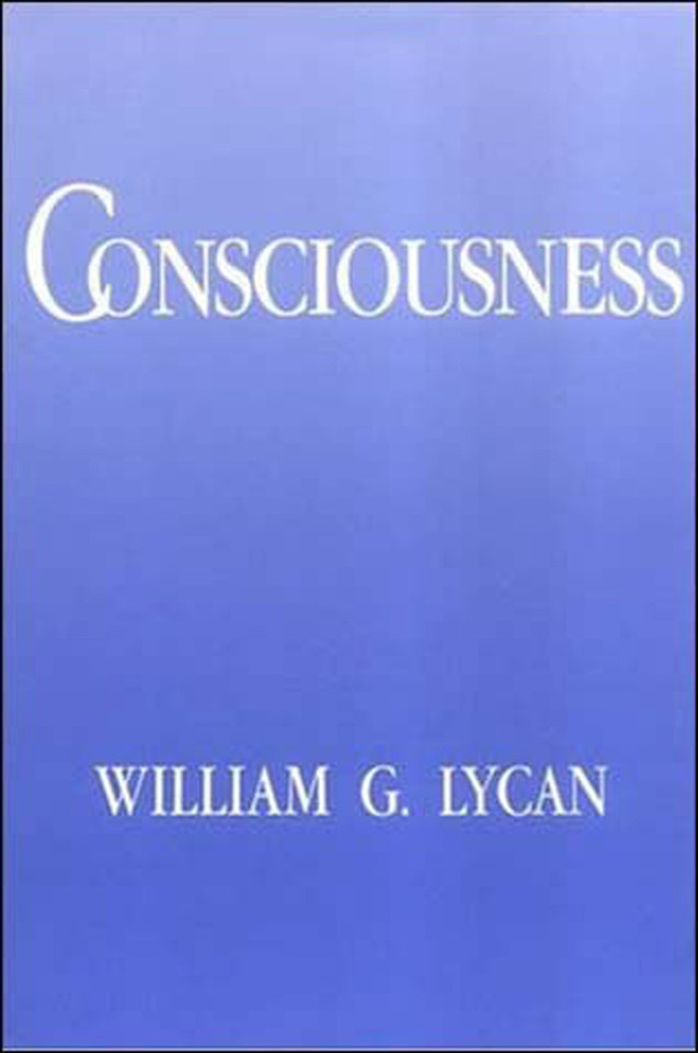 Consciousness book cover by William G. Lycan