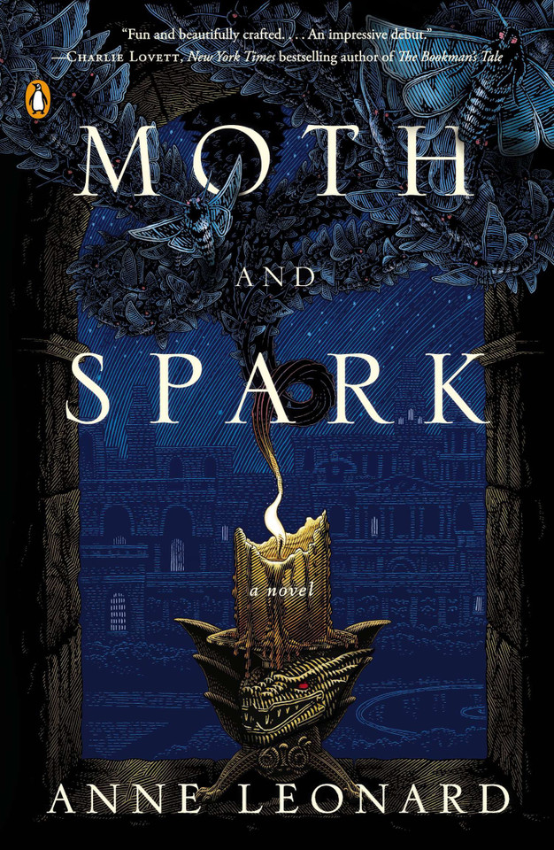 Moth and Spark: A Novel book cover by Anne Leonard