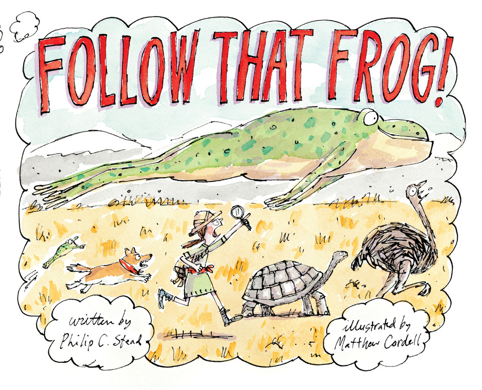 Follow That Frog! book cover by Philip C. Stead