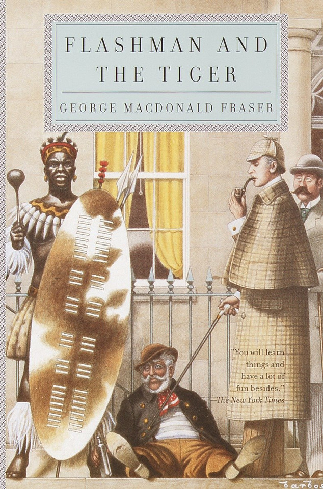Flashman and the Tiger book cover by George MacDonald Fraser