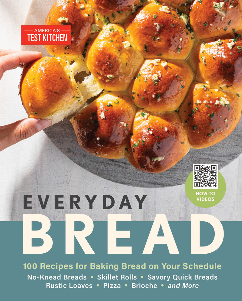 Everyday Bread: 100 Recipes for Baking Bread on Your Schedule book cover by America's Test Kitchen