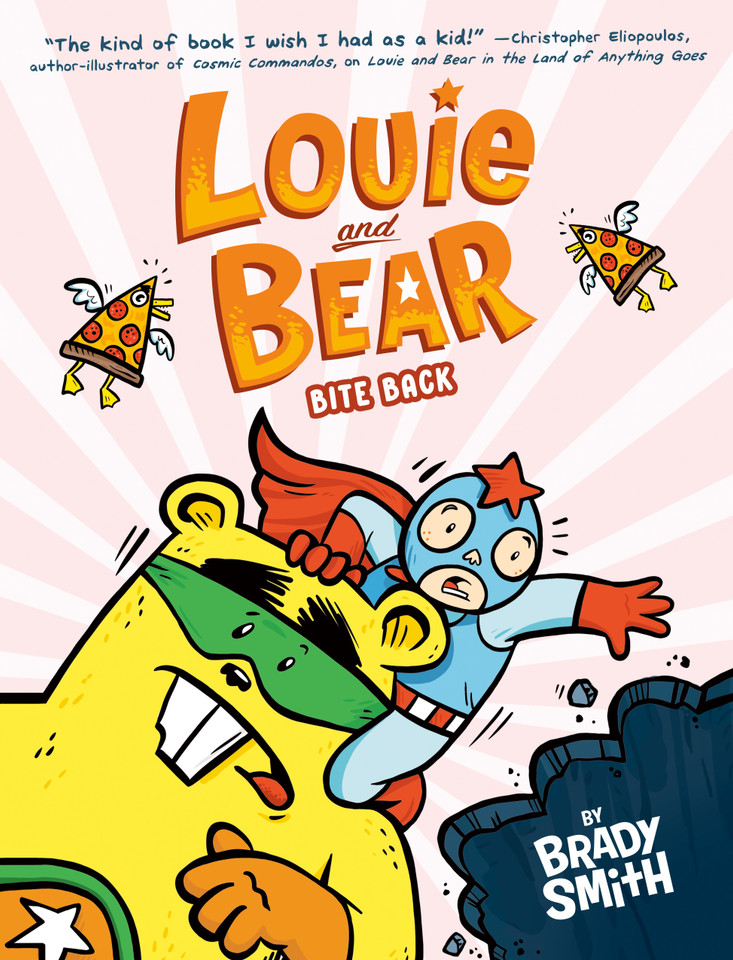 Louie and Bear Bite Back: A Graphic Novel book cover by Brady Smith