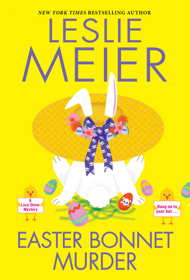 Easter Bonnet Murder (A Lucy Stone Mystery) book cover by Leslie Meier